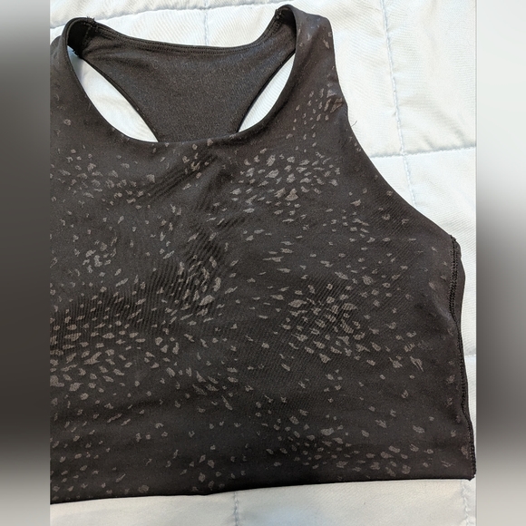 GapFit Black High Impact Double-Lined Longline Sports Bra | Size Small - Picture 3 of 5